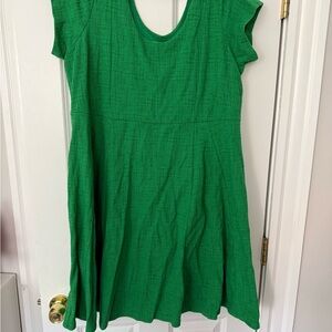Maeve Vibrant Green Kids Casual Dress